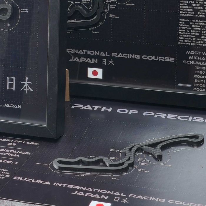 Suzuka – Hartă 3D circuit Formula 1 Japanese GP • GPX Collection