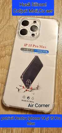 Husă iphone 15/14 Pro Maxx! Nouă Cu Sclipici Verde.