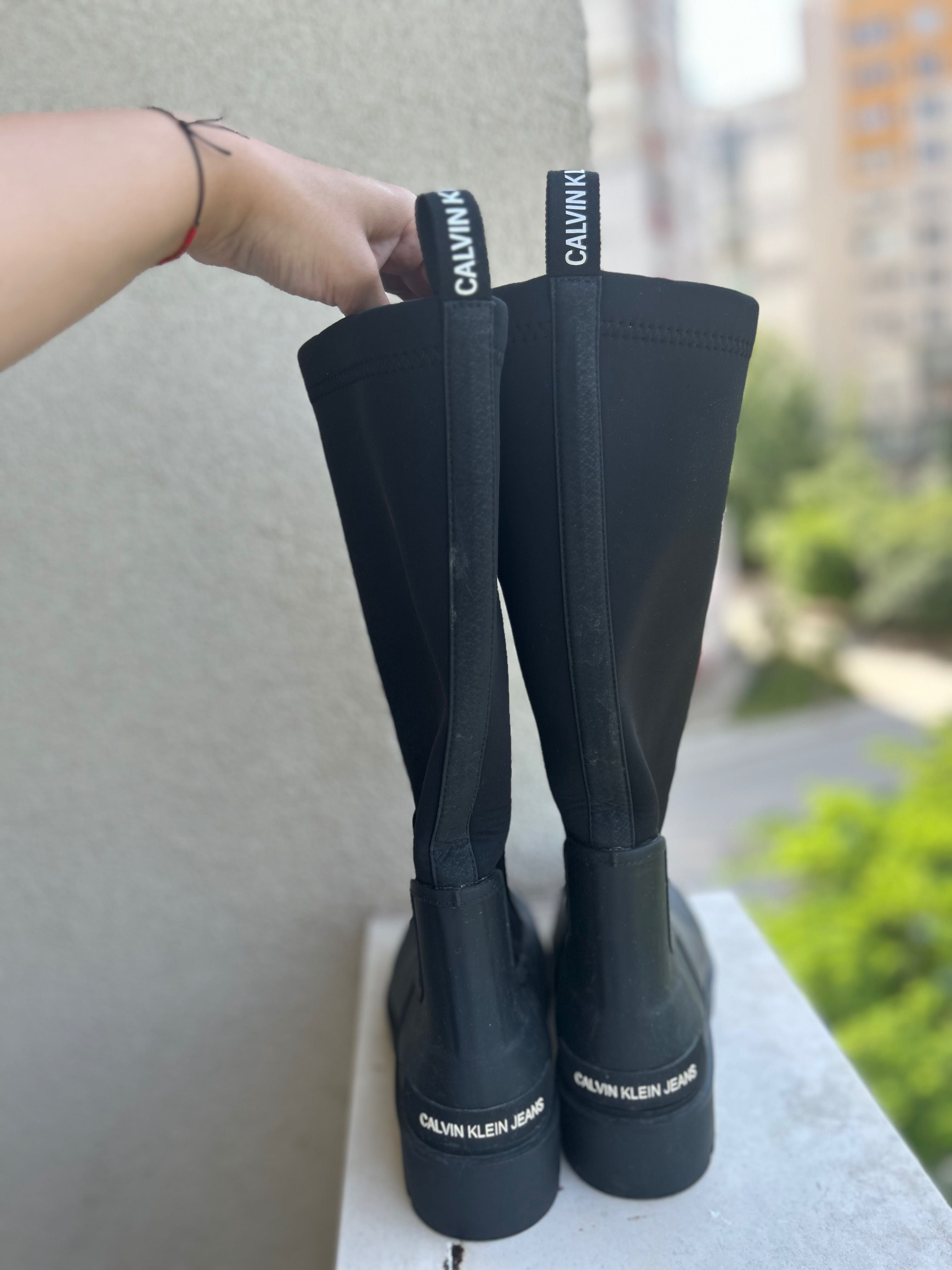 Дамски гимени ботуши calvin Klein jeans 39