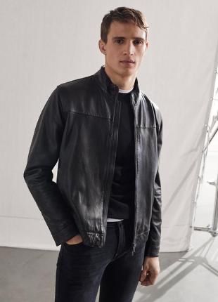 Куртка кожаная от Massimo Dutti
