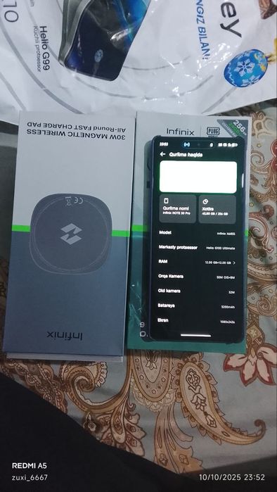 Infinix note 50 Pro 12 gb 256 gb