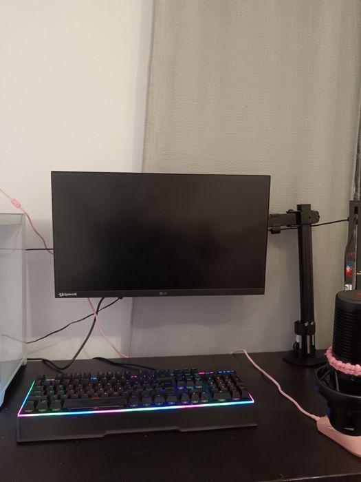Monitor Gaming LG 100HZ + Brat de monitor