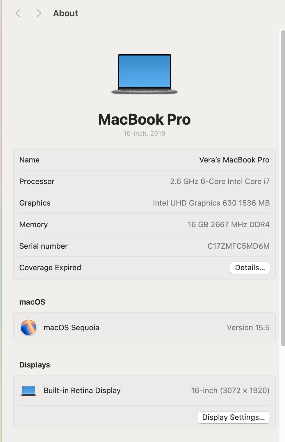 СРОЧНО! Macbook Pro 16" 2019 TouchBar Intel i7, 16 Gb, 500 Gb