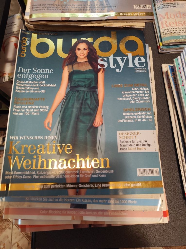 Reviste modă Burda, cu tipare, anii 2010-2016