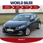 Mazda 3 2015 Euro 6 / 1.5 Benzina Aspirat / Manuala / 78.000Km
