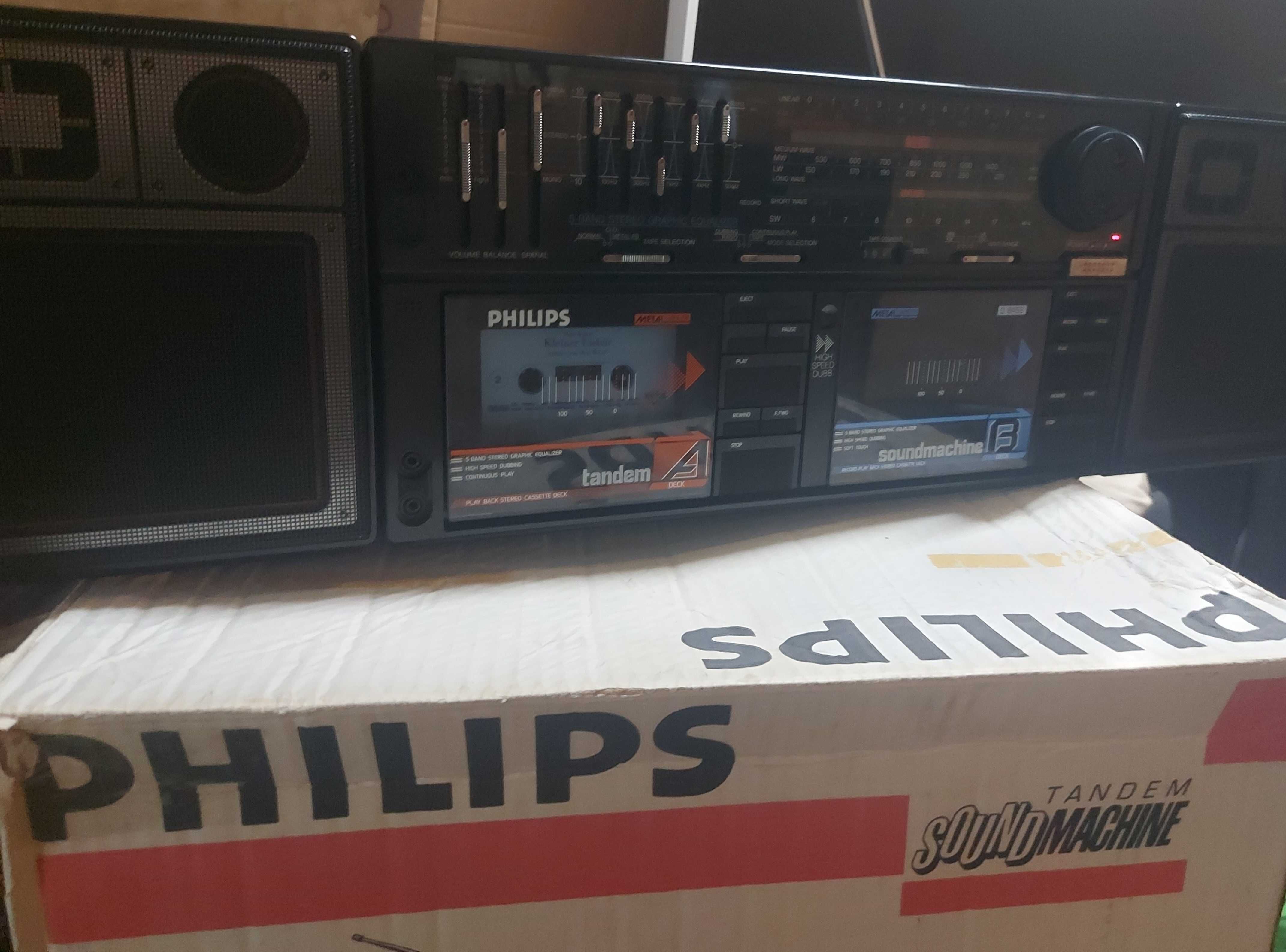 Philips D8458 Tandem Soundmachine Boombox