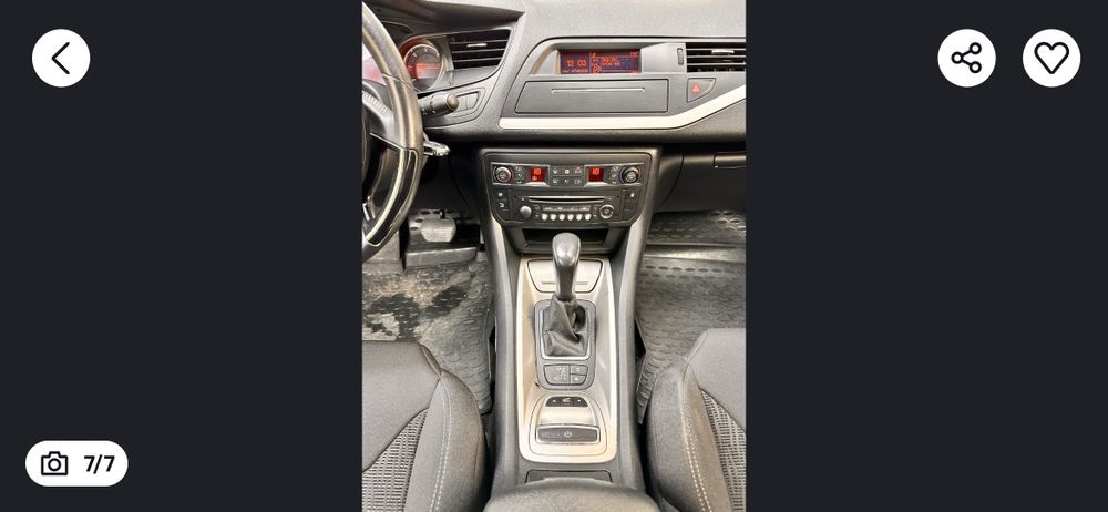 Schimb Citroen C5 lll,an 2012