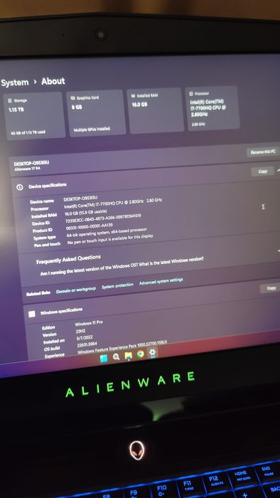 Alienware 17 R4 stare buna baterie NOUA