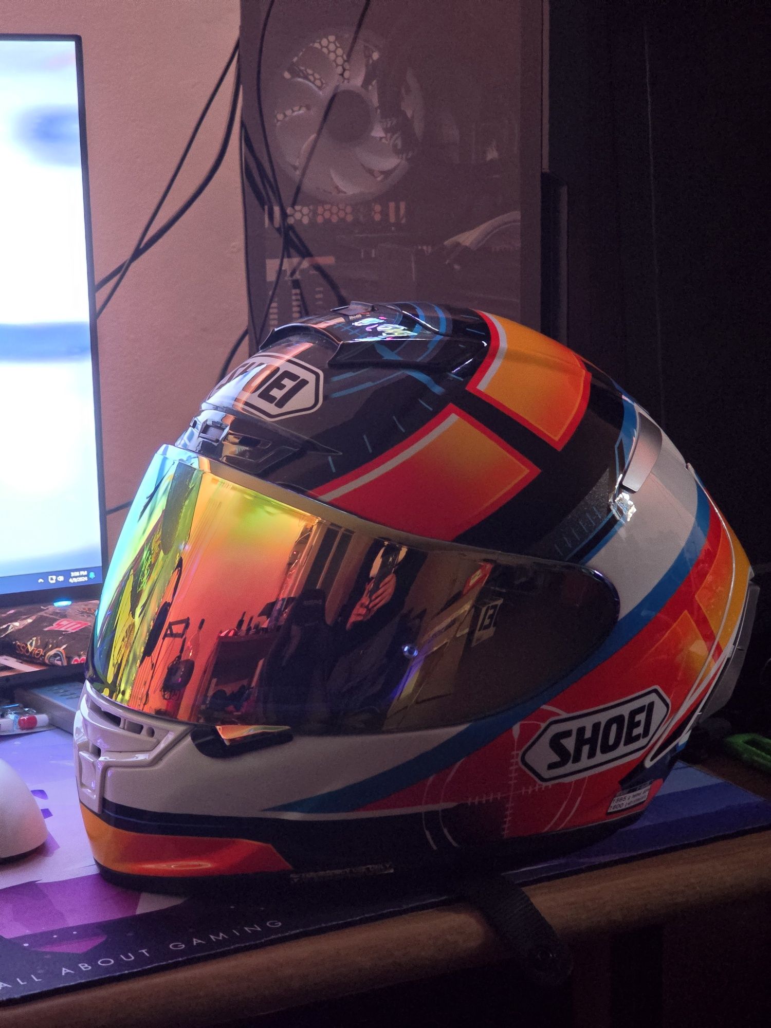 Cască moto Shoei X-Spirit 3 De Angelis TC1 mărimea XL