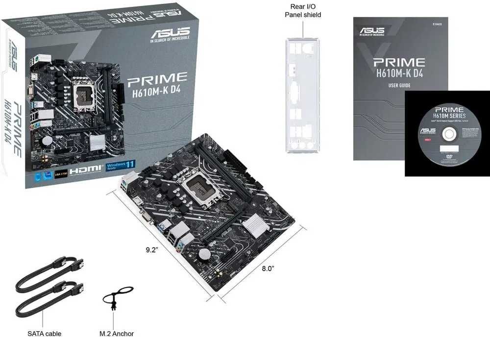 Продам Asus Prime H610M-K D4