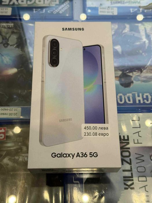 Чисто нов Samsung A36 White 128 GB/6 GB + 24 гаранция Виваком