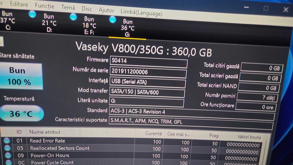 SSD Vaseky V800 / 350 Gb