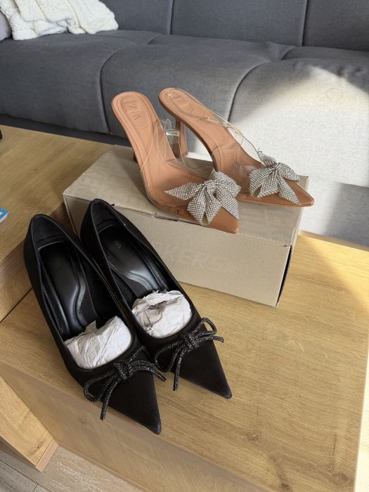 Обувки с ток Zara