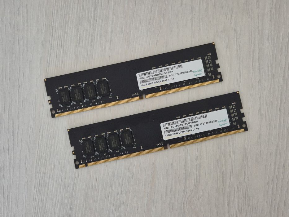 Apacer DDR4 2666 CL19 16GBx2