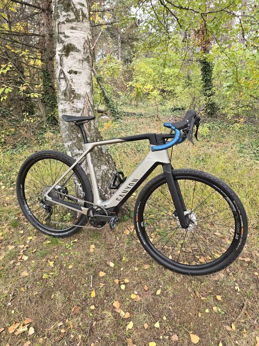 Карбонов електрически гравел велосипед Canyon bosch performance cx