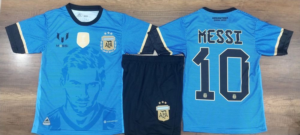 Echipament fotbal copii 4/15 ani, Argentina-Messi