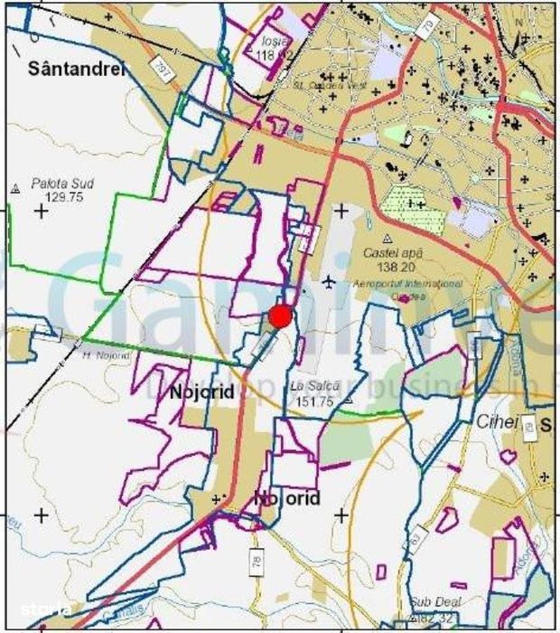 Gaminvest-Teren  destinatie mixta, zona Aeroportului Oradea V3371