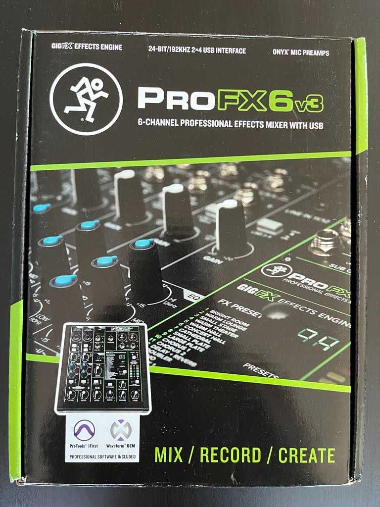 Mackie ProFX6v3 аудио миксер, audio mixer