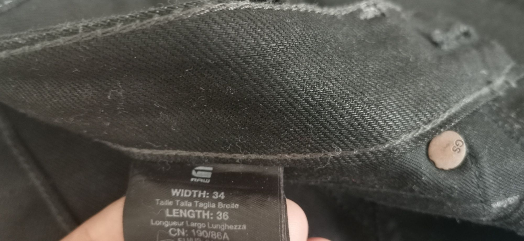 G star A crotch jeans
