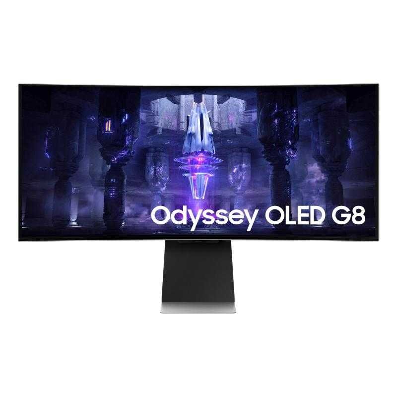 Monitor OLED curbat Samsung Odyssey G8 34", UWQHD, Display Port,175 Hz