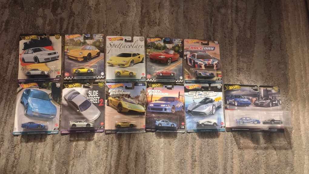 Hotwheels премиуми и мейн