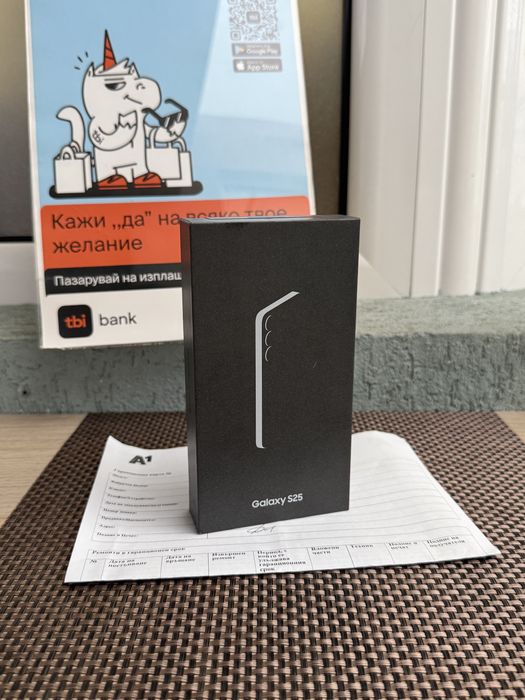 НОВ! *ЛИЗИНГ* Samsung Galaxy S25 256Gb Blueblack 24М ГАРАНЦИЯ