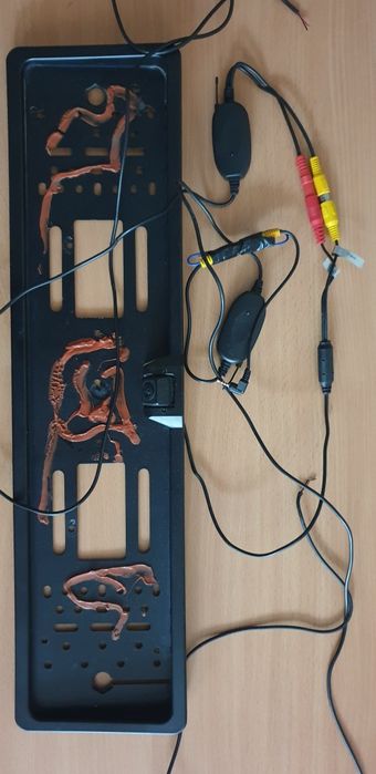 Suport număr cu cameră video wireless - Livrare Gratuita