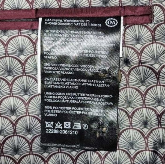 Sacou barbati C&A (Slimfit) - Mărimea 48