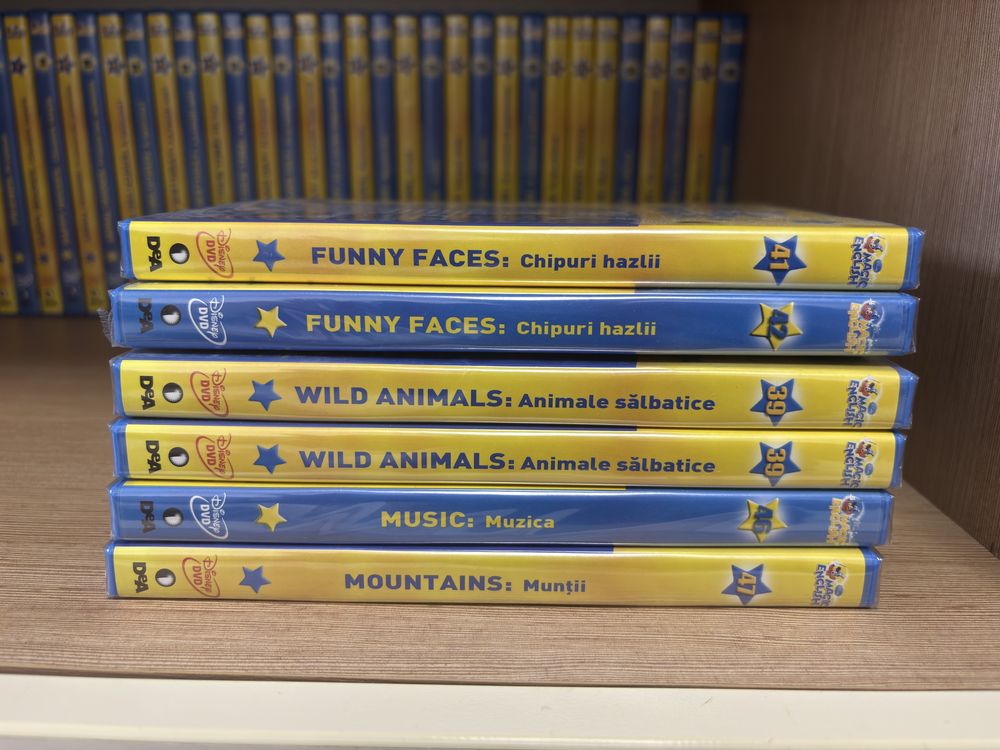 Set parțial DVD Disney’s Magic English
