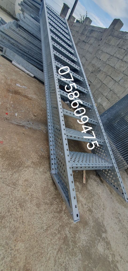 Scări metalice zinc 70x27cm