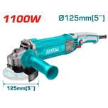 Ъглошлайф TOTAL Industrial, 1100 W, Ф 125 мм - TL IND TG11012556E