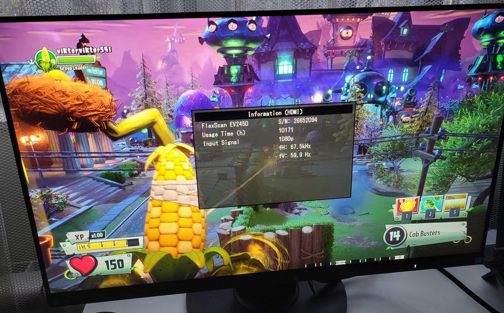 IPS 24 инча монитор Eizo FlexScan EV2450, отличен. Цената е крайна!