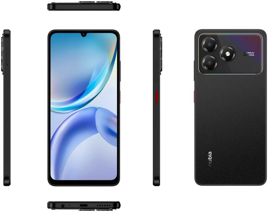 Смартфон ZTE Blade A36 4 ГБ/64 ГБ черный новый