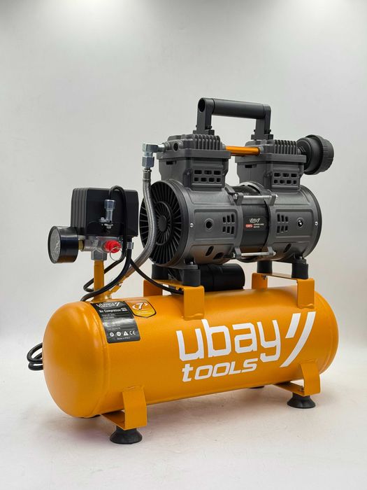 Компрессор воздушный безмасляный Ubay UB-AC9L | 9 л | 8 бар | 1300 Вт