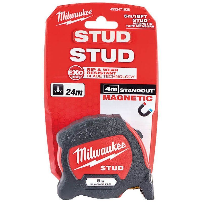 Milwaukee Противоударна Магнитна Ролетка 5м/STUD-MAGNETIC