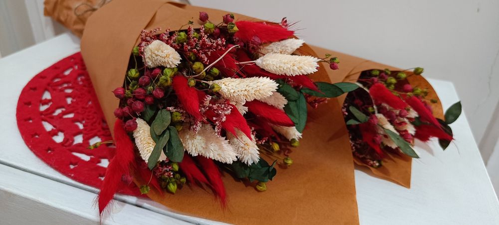 Букет от сухи цветя