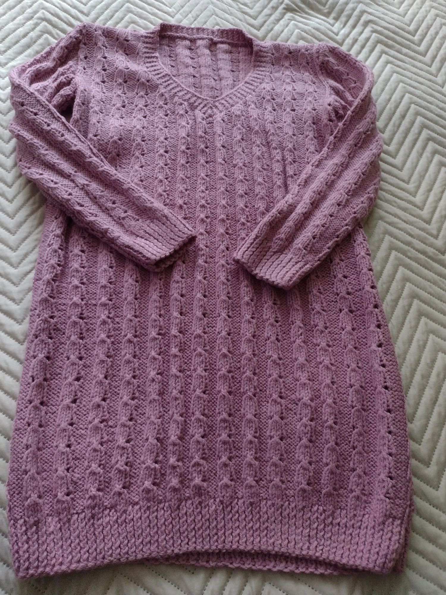 Ръчно плетена туника (рокля)
