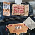 Blugi originali Levi's,albastru indigo, W 29/L 34,noi.Super pret