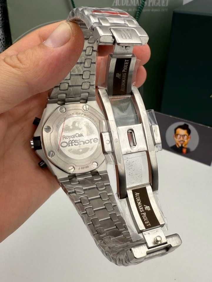 Audemars piguet offshore сребристо/черно 44mm