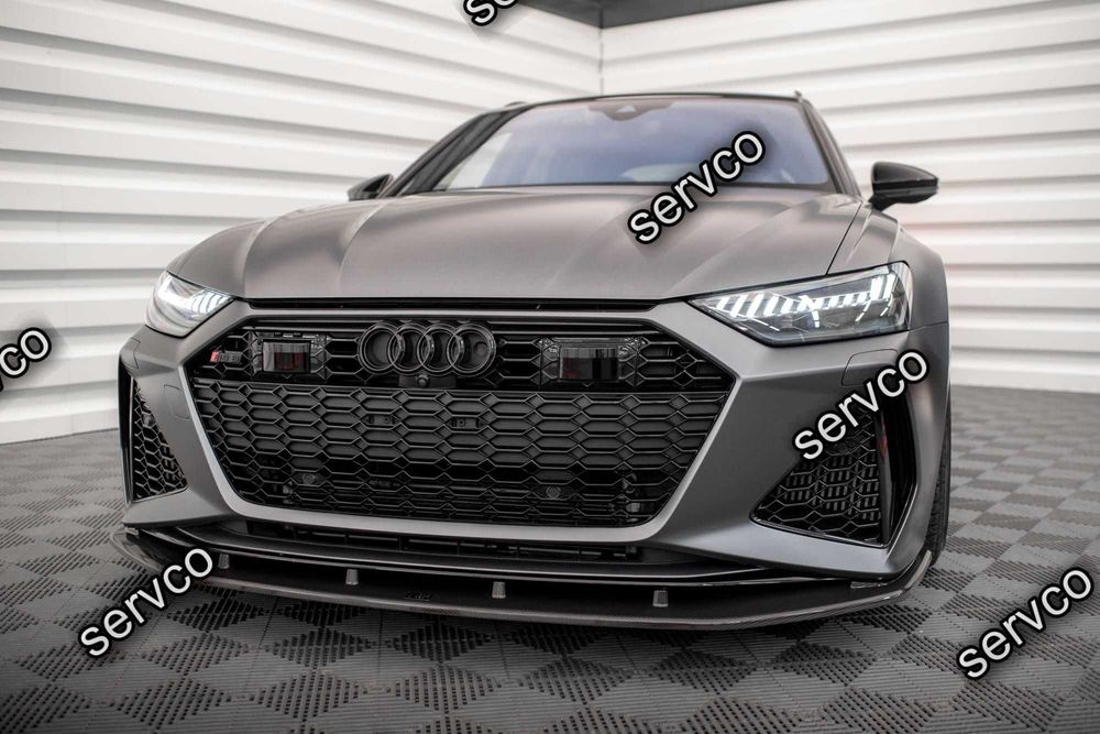 Prelungire bara fata Audi RS6 C8 RS7 C8 2019- v14 Maxton Design Carbon
