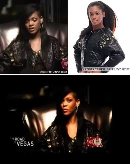 ADIDAS x JEREMY SCOTT Rihanna Quilted Leather Дамско Кожено Яке S и L