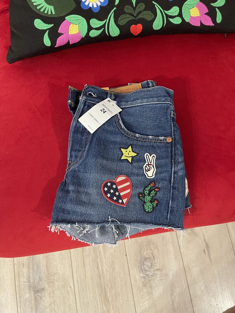 Blugi scurti Levi’s autentici dama XS noi