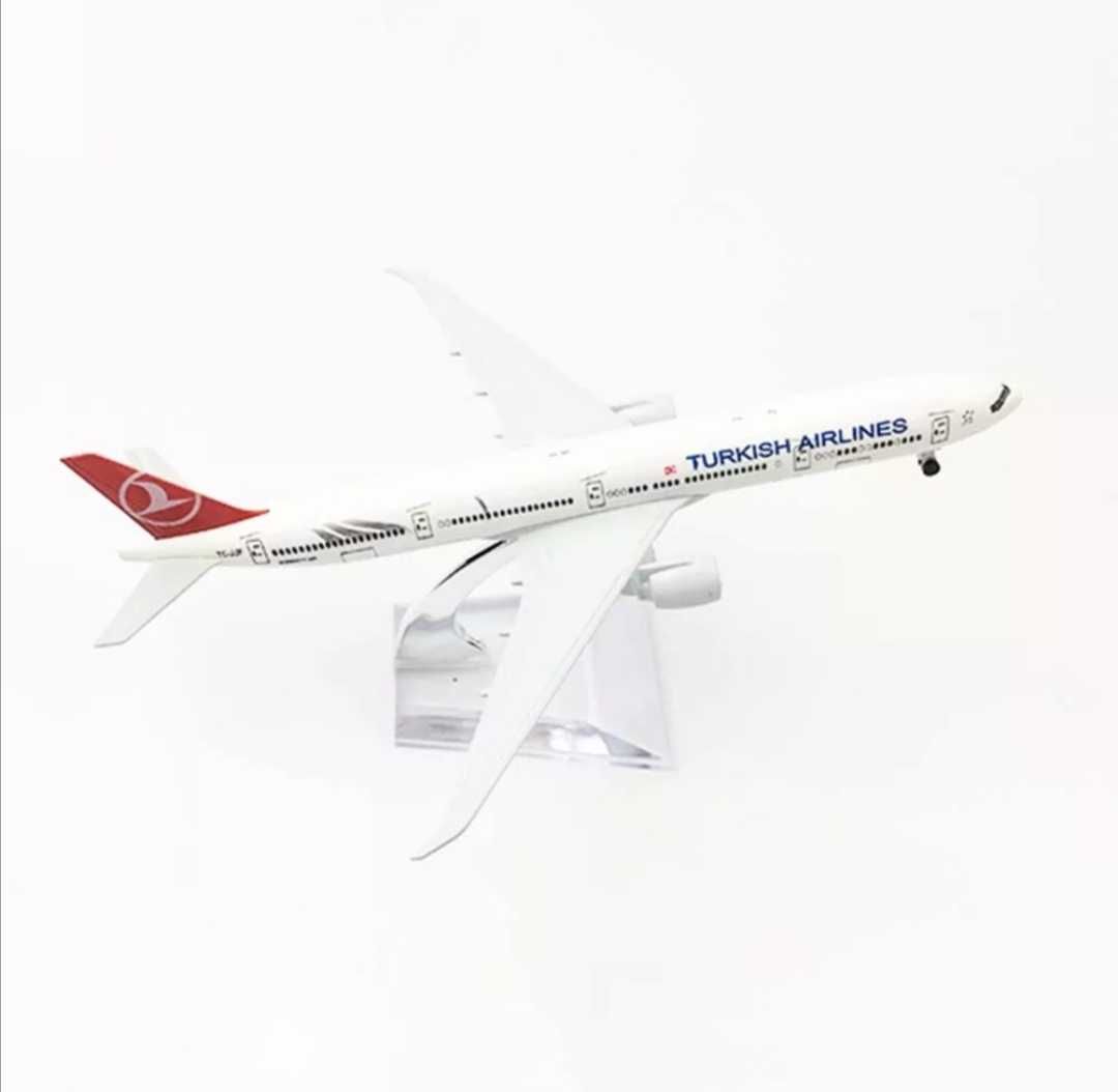 Macheta avion Turkish Airlines / 20 cm / metal