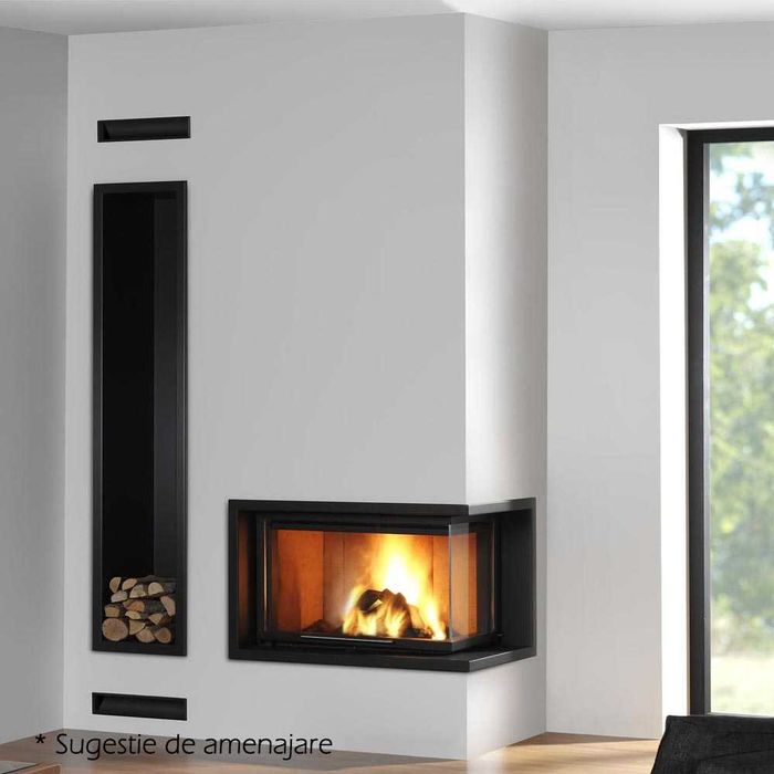 Semineu pem lemne- Focar KFD ECO MAX 7 L/R STANDARD