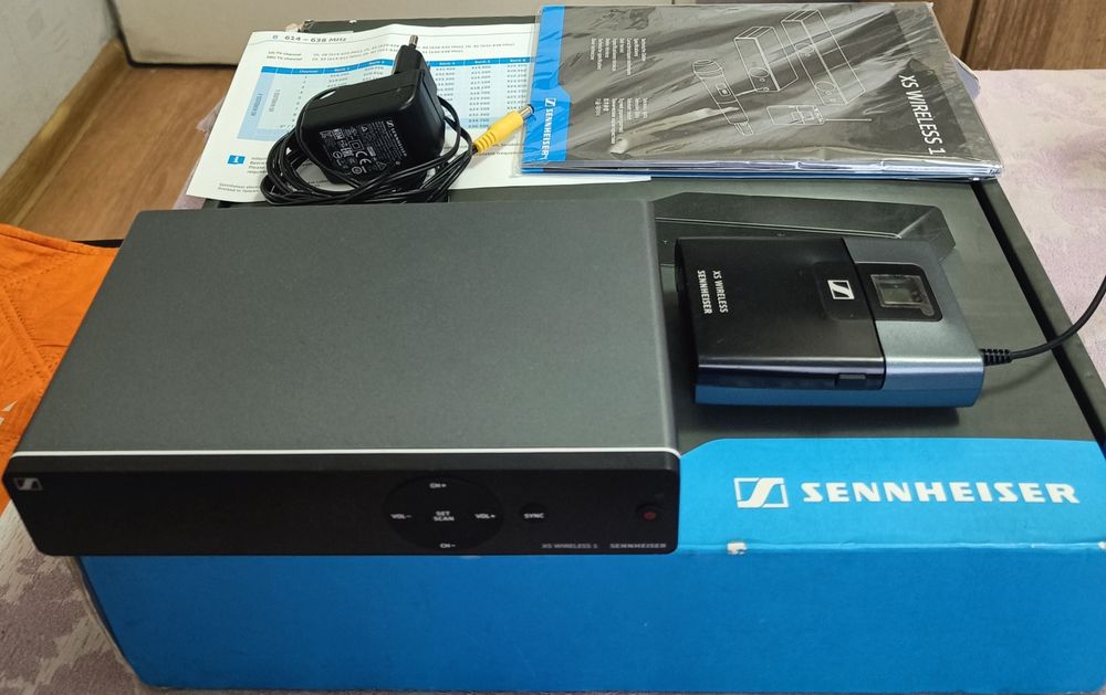 SENNHEISER Безжично за инструмент+ SENNHEISER микрофон за духови