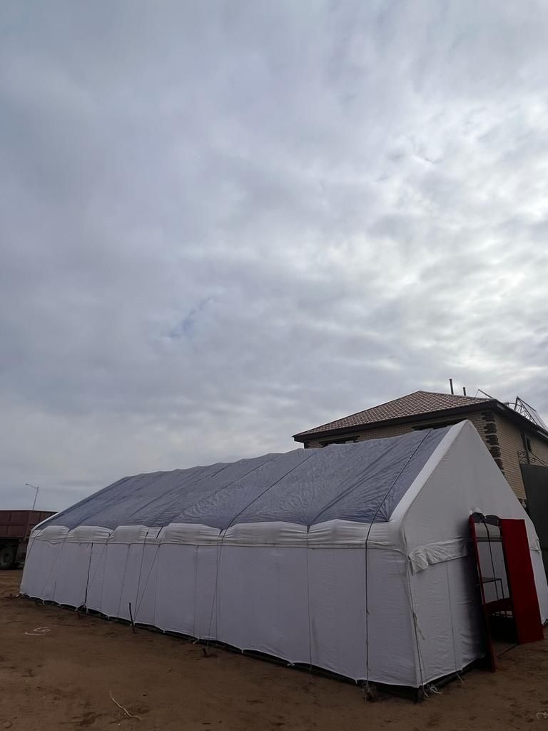 Арендаға палатка бар 120 адамдык той садақа ыдыс аяк казан ошагымен