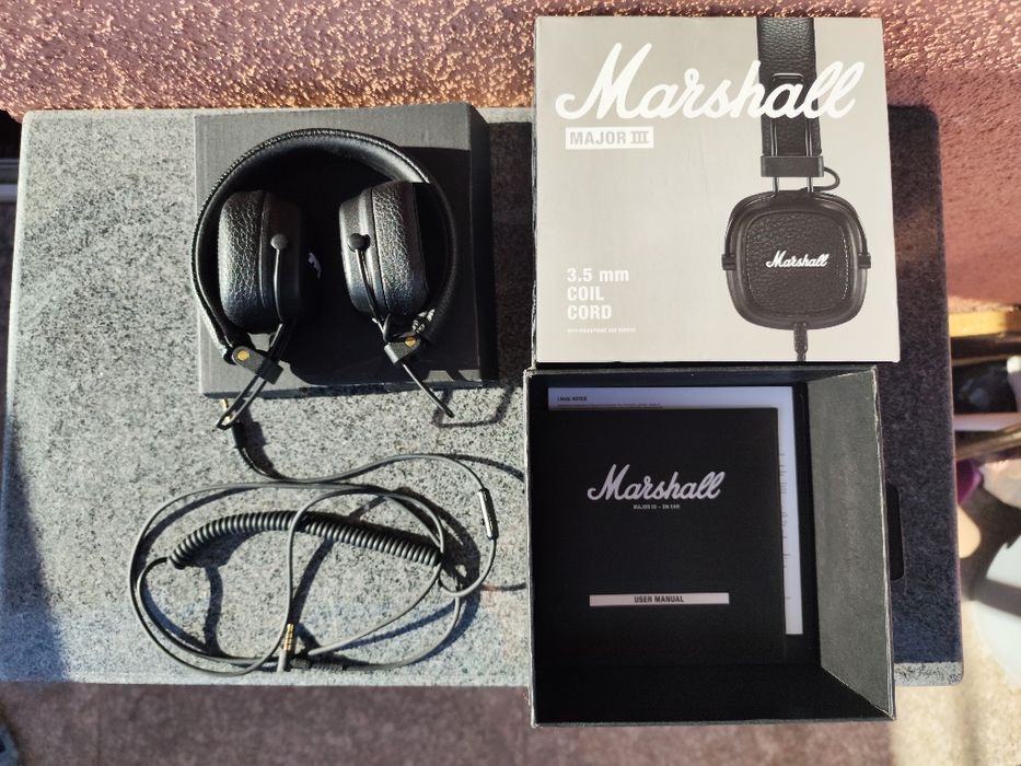 Marshall Major III – Чисто нови слушалки, оригинални, 3.5 мм