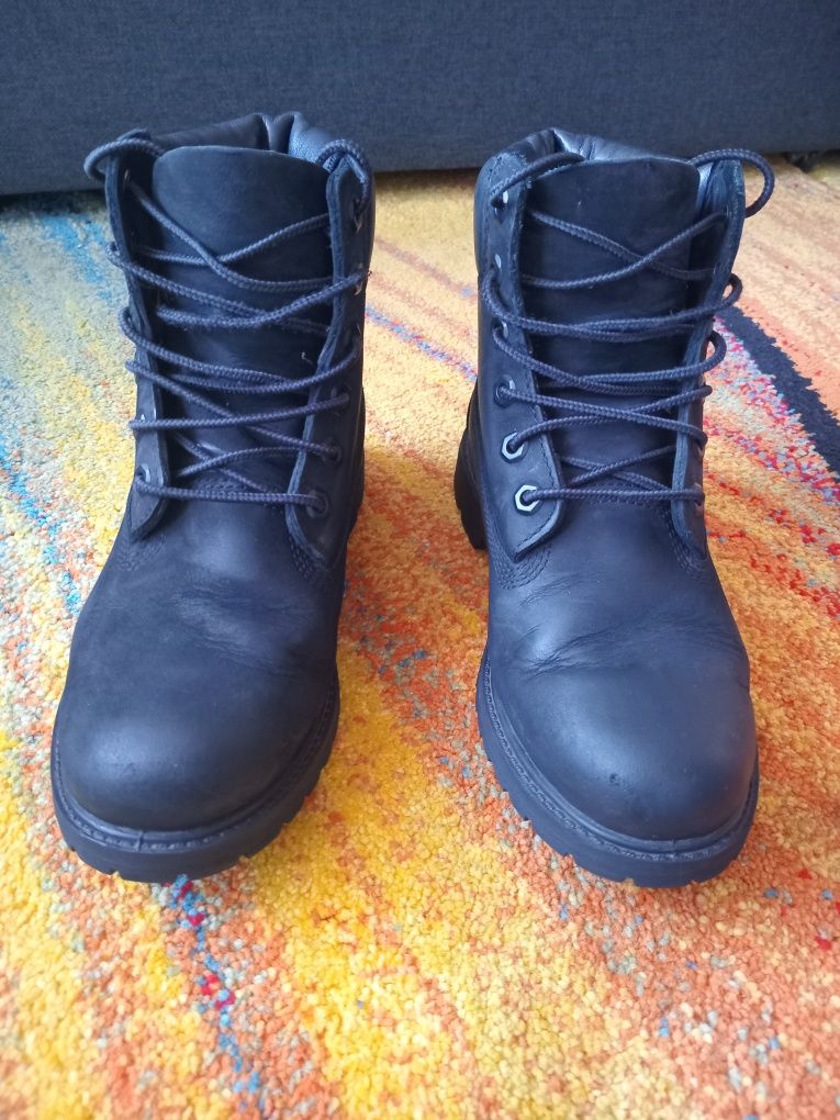 Timberland боти естествин велур