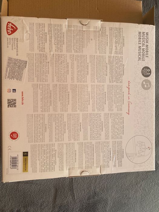 Бебешка музикална въртележка за легло на Fisher-price