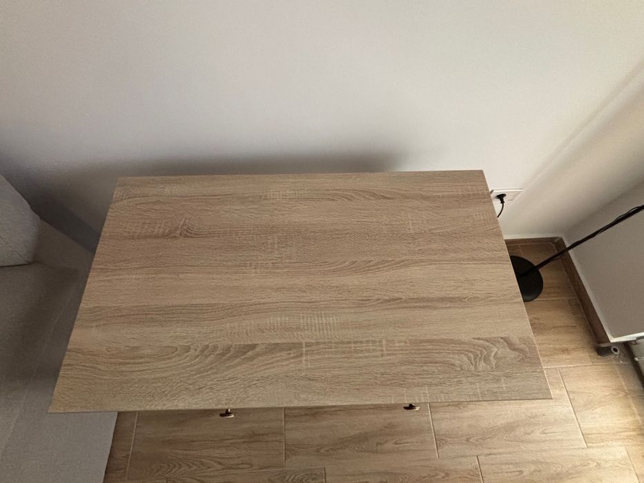 Masa cu 2 sertare (cadru lemn masiv si blat din pal Bardolino)